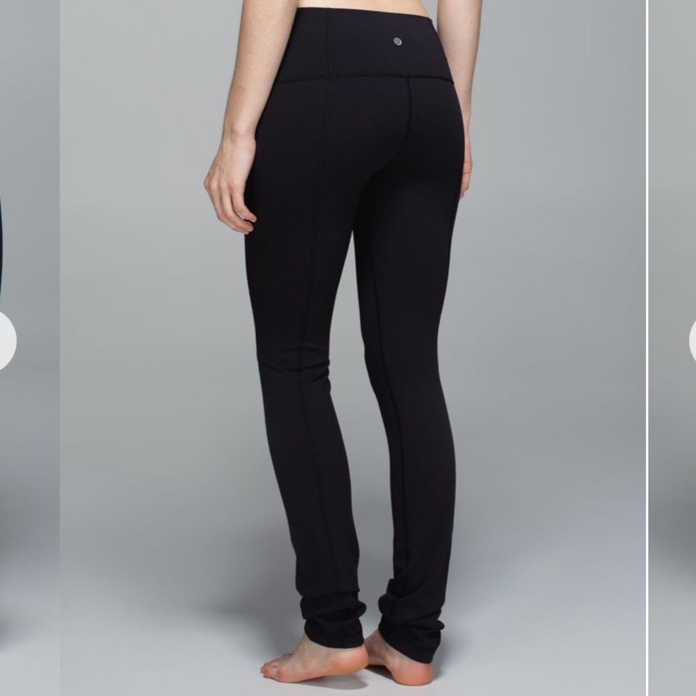 Lululemon skinny groove pants black leggings